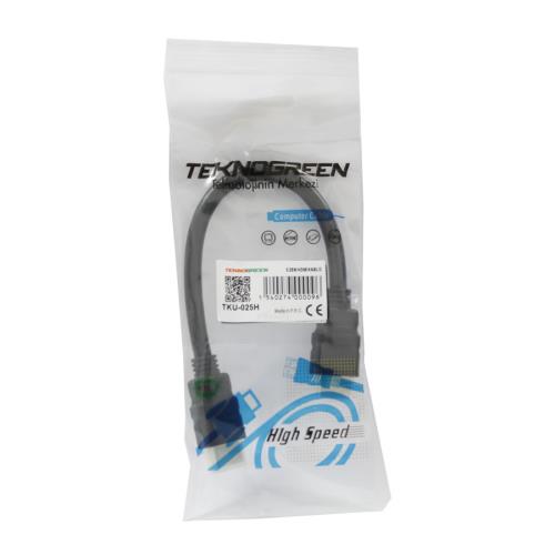 TEKNOGREEN TKH-025 0.25M Hdmi To Hdmi KABLO